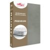 Prześcieradło Frotte PREMIUM na wysoki materac 120x200 na gumkę wz. 037 szary